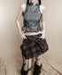 Heart Peplum Top & Collar